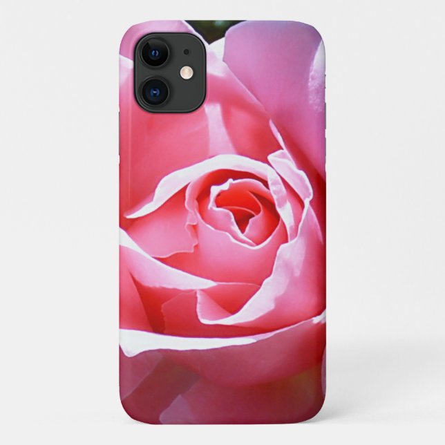 Funda De Case-Mate Para iPhone Funda para Apple iPhone11 con rosas rosadas Barely (Reverso)