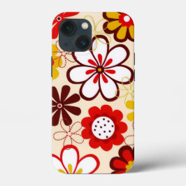 Funda para Apple iPhone 13 mini Happy Daisies Toug