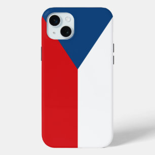 Mini Funda para Apple iPhone 15 Plus, bandera de Chequi