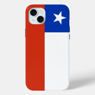 Mini Funda para Apple iPhone 15 Plus, bandera de Chile