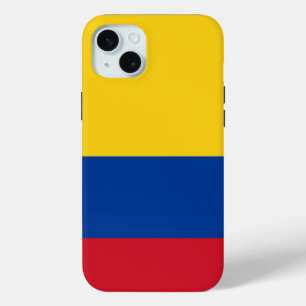 Mini Funda para Apple iPhone 15 Plus, bandera de Colomb