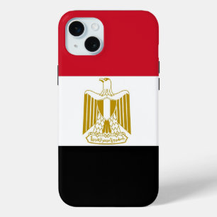 Mini Funda para Apple iPhone 15 Plus, bandera de Egipto