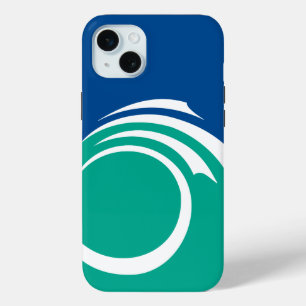 Mini Funda para Apple iPhone 15 Plus, bandera de Ottawa