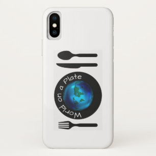 Funda para Apple iPhone X World On A Plate
