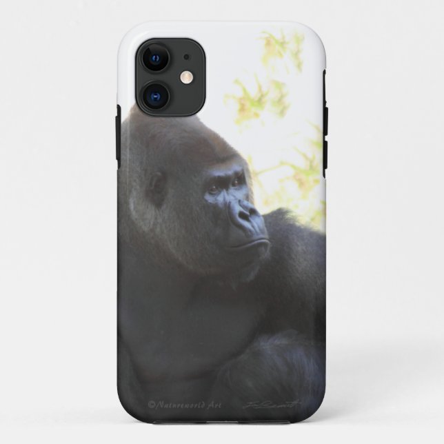 Funda De Case-Mate Para iPhone Funda para el iPhone5 de Gorilla Gaze (Reverso)