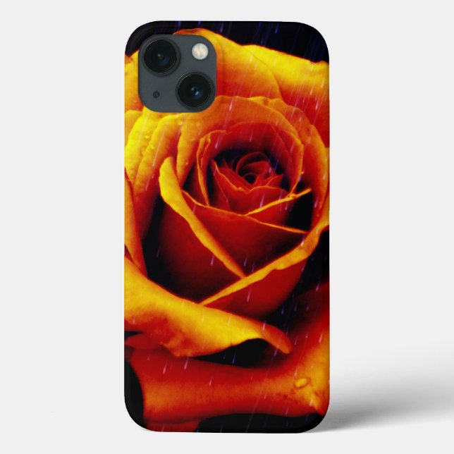 Funda De Case-Mate Para iPhone Funda para iPad Drama De La Rosa Naranja (Reverso)