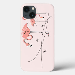 iPhone 13 Funda para iPad Flamingos Pink Trio 3