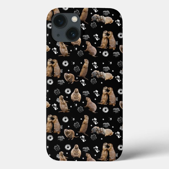 Funda De Case-Mate Para iPhone Funda para iPad Mini Prairie Dog Party (Negro) (Reverso)