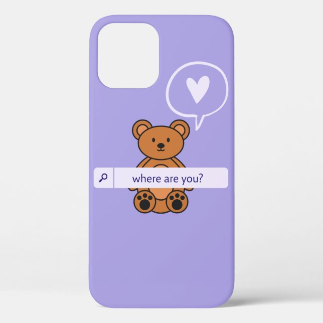 Funda De Case-Mate Para iPhone Funda para iPhone12, morado (Reverso )