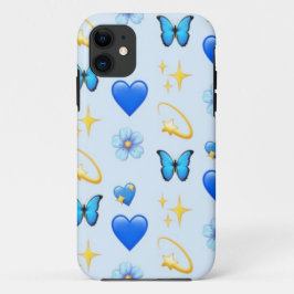Funda para iPhone 11 Blue Hearts - CYO