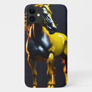 Funda para iPhone 11 con logotipo de caballo Barel