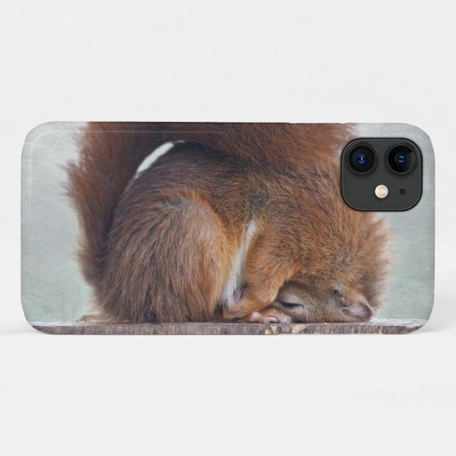 Funda De Case-Mate Para iPhone Funda para iPhone 11 de Ardilla Lotus (Reverso (horizontal))