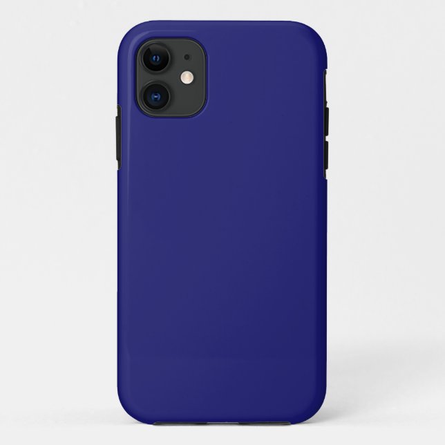 Funda De Case-Mate Para iPhone Funda para iPhone 11 de Medianoche Blue Tough (Reverso)