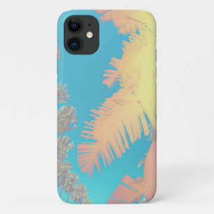 Funda para iPhone 11 de Pastel Tropical Vibes Palm