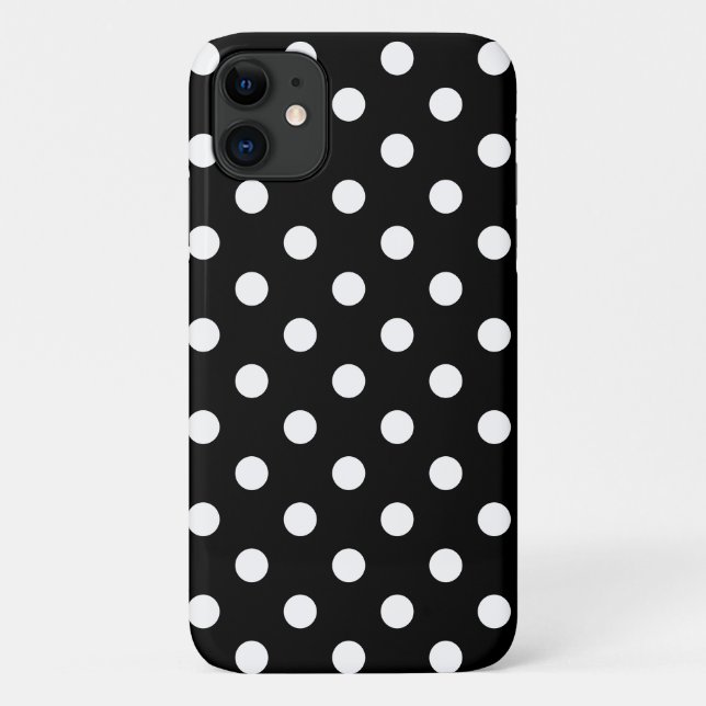 Funda De Case-Mate Para iPhone Funda para iPhone 11 de puntos de Polka (Reverso)