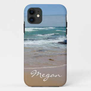 Funda para iPhone 11 Funda de Waves Beach personal