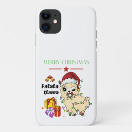 Funda para iPhone 11 Llama de Navidad