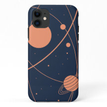 Funda para iPhone 11 Minimalist Space Orbit