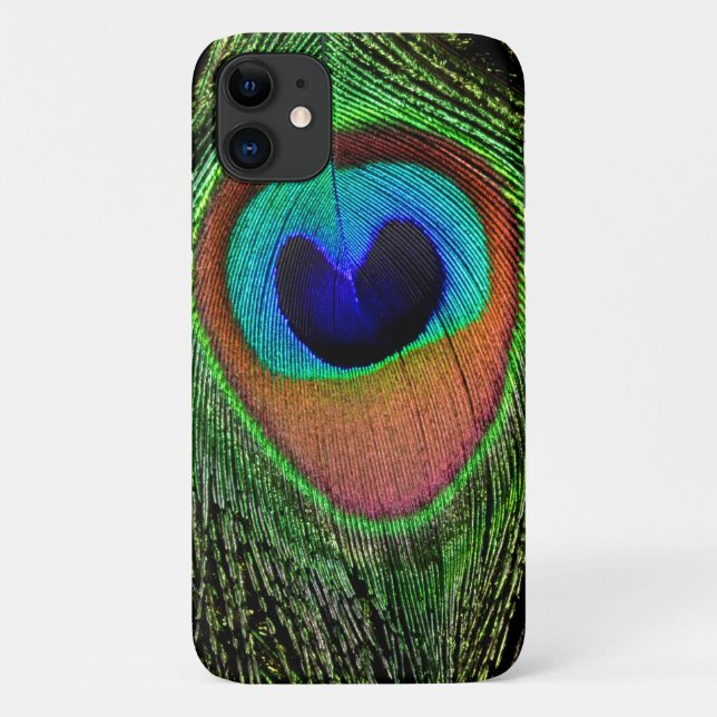 Funda De Case-Mate Para iPhone Funda para iPhone 11 Peacock Eye (Reverso)
