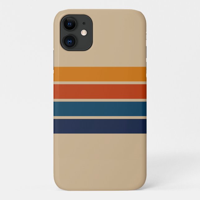 Funda De Case-Mate Para iPhone Funda para iPhone 11 Retro de los 70 (Reverso)