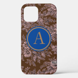 Funda para iPhone 12 con estampado de encaje antig