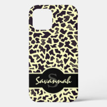 Funda para iPhone 12 con monograma de nombre perso