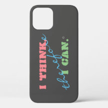 Funda para iPhone 12 Pienso - Pensamiento Positivo