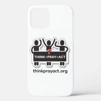 Funda para iPhone 12 Think+Pray+Act