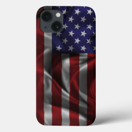 Funda para iPhone 13 con bandera de Estados Unidos