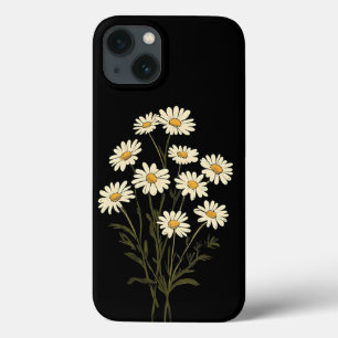 funda para iPhone 13 con diseño de flores Daisy