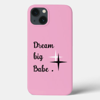 Funda para iPhone 13 con estética rosa – Sueña en 