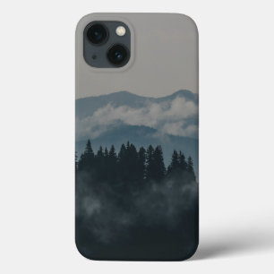 Funda para iphone 13 con paisaje montañoso de bosq
