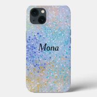 funda para iPhone 13 con puntos de bandeja colorid