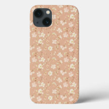 Funda para iPhone 13 de patrón de flor
