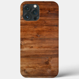 Funda para iPhone 13 Pro Max de diseño de madera n