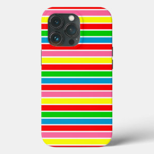 Funda para IPhone 13 Pro Rayas Modernas Coloridas