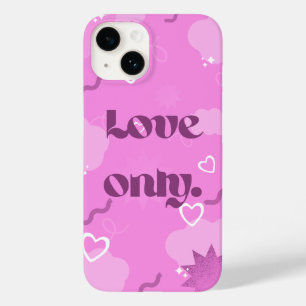 De Case-Mate Funda para iPhone 14 con estética Y2K 'Love Only'