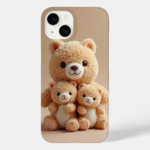Case-Mate Funda para iPhone 14 de la familia Oso