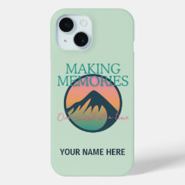 Funda para iPhone 15 Aventuras en la Montaña Crean