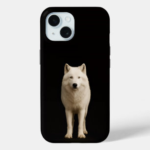 Funda para iPhone 15 Black 4 Luxe, Lobo Ártico Mar