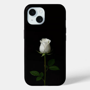 Funda para iPhone 15 Black 4 Luxe, Rosa Blanca Pur