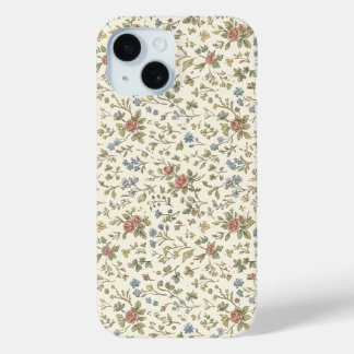 Funda para iPhone 15 con estilo Cottagecore Vintag