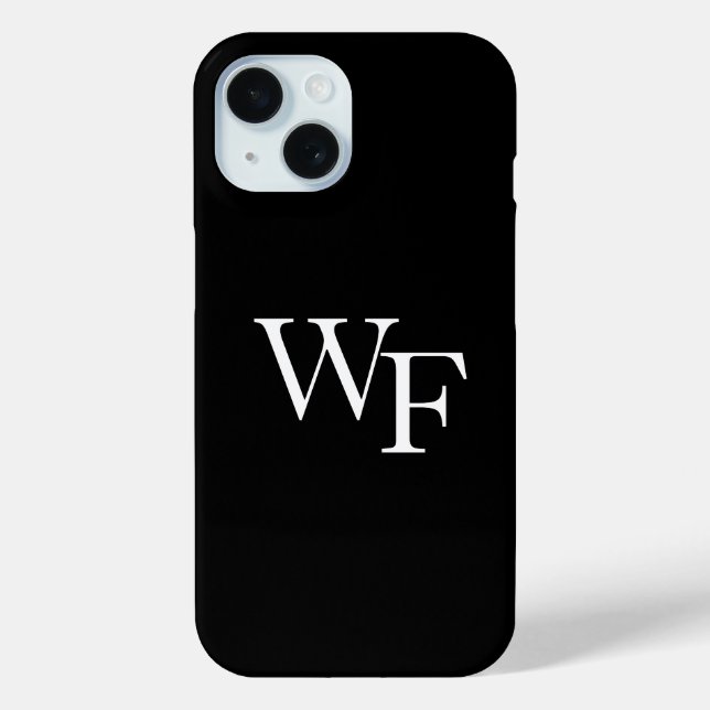 Funda De Case-Mate Para iPhone Funda para iPhone 15 con Monograma Empresarial (Reverso )