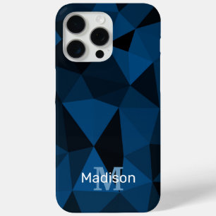 Pro Max Funda para iPhone 15 con patrón de malla geométric