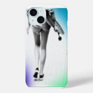 Funda para iPhone 15 de Chica Skater