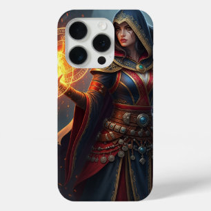 Funda para iPhone 15 Pro Hechicera Épica Lanzadora