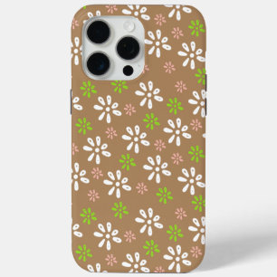 Funda para iPhone 15 Pro Max con patrón de flores