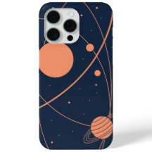 Funda para iPhone 15 Pro Max Minimalista Espacio Ó