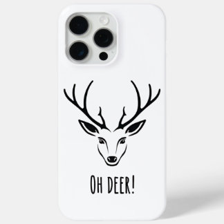Funda para iPhone 15 Pro Max Minimalista Oh Deer R