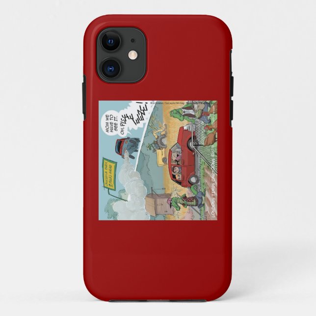 Funda De Case-Mate Para iPhone Funda para iPhone 5/5S Funny Crocodile Farm (Reverso)